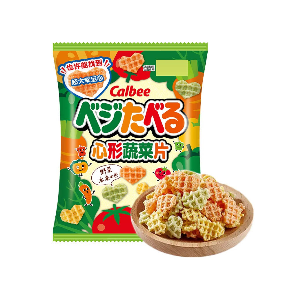 Heart-Shaped Vegetable Chips 55 g Yui mart