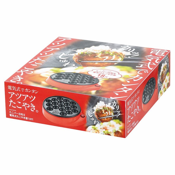 Takopar Weather II Electric Takoyaki Maker – 18 Holes