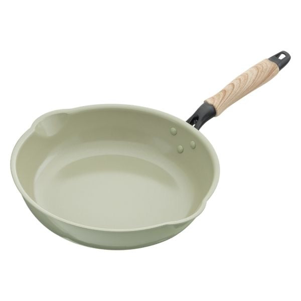 Takeda IH & Gas Compatible Deep Ceramic Non-Stick Frying Pan 20cm（Green）