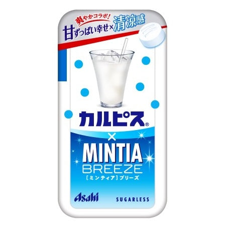 Asahi Mintia Breeze Mint Candy Sugarless Calpis Flavour 22g Yui mart