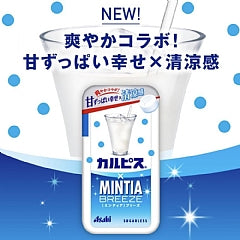 Asahi Mintia Breeze Mint Candy Sugarless Calpis Flavour 22g Yui mart