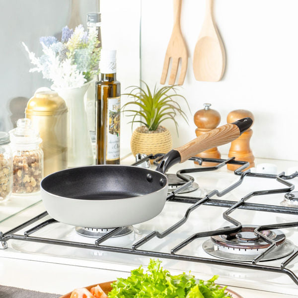 IH fluorine frying pan 18cm green