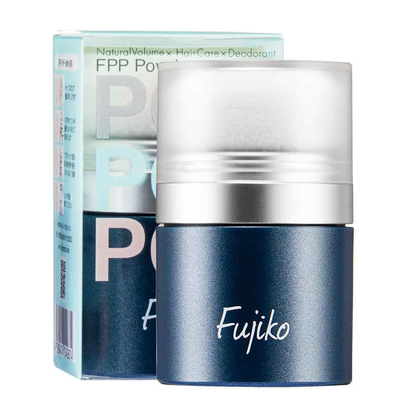 Fujiko New Ponpon Hair Volumizing Powder – Dry Shampoo & Oil Control for Flat/Oily Hair, 8.5g