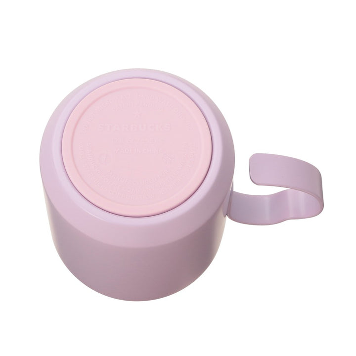 Starbucks Japan SAKURA 2025 Stainless Steel Tumbler – Petal Handle, Purple, 355ml