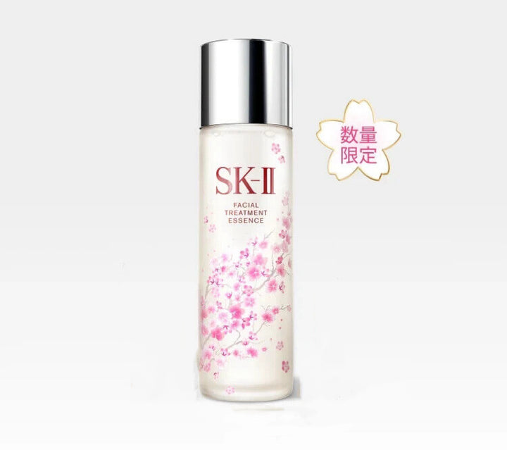 Limited quantity SK-II Facial Treatment Essence Classic Facial Treatment Essence Sakura Pattern Reduces fine lines Firms and brightens skin 230ml