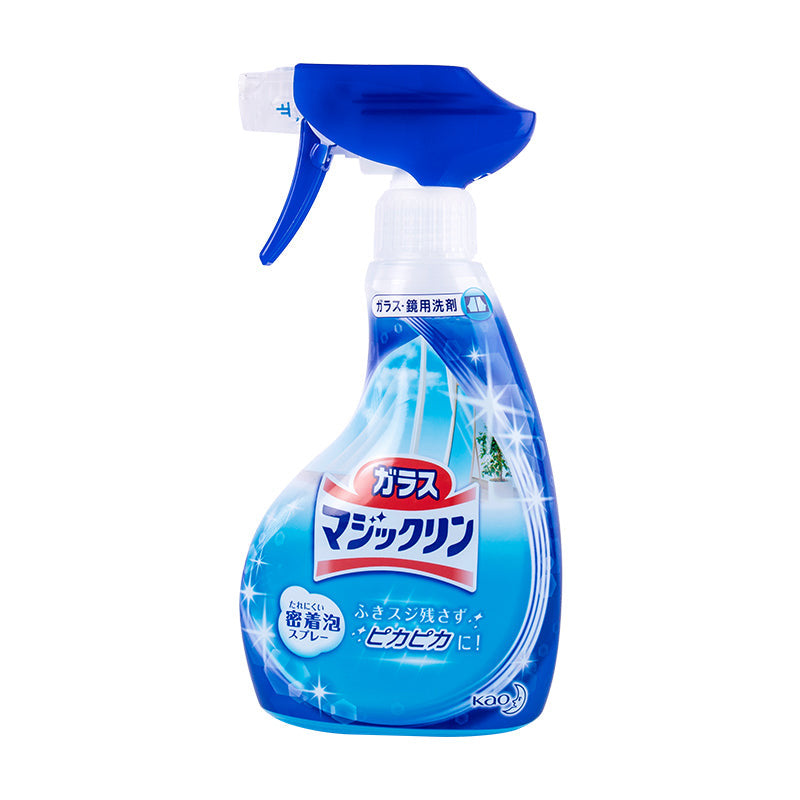 Japanese Kao glass cleaner mirror strong foam dirt removal window spray transparent 400ml