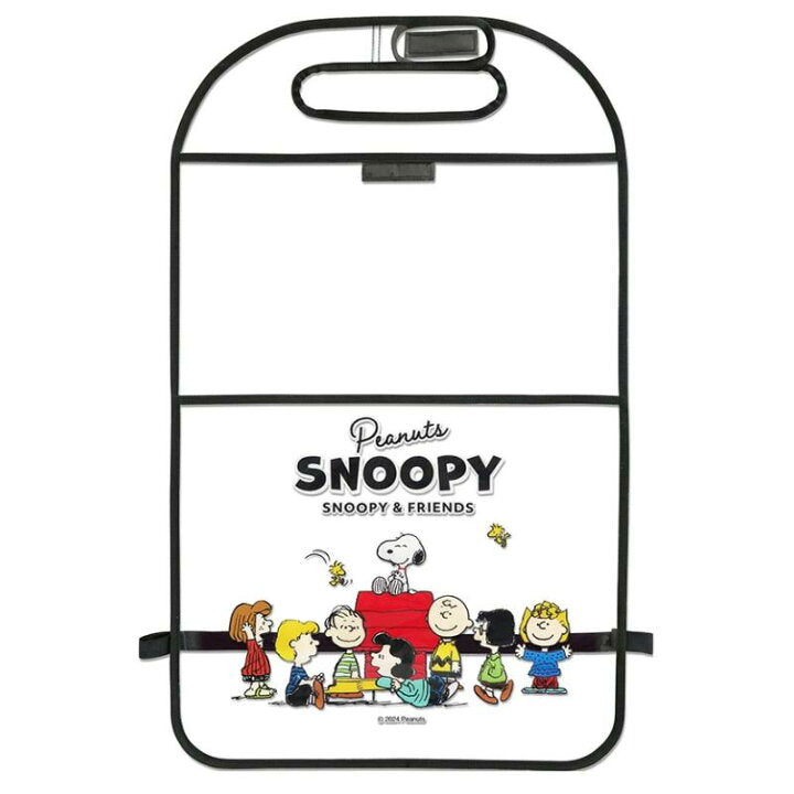 Kickguard Stylish Car Backseat Organizer with Snoopy & Friends Design SN2443