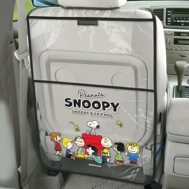 Kickguard Stylish Car Backseat Organizer with Snoopy & Friends Design SN2443