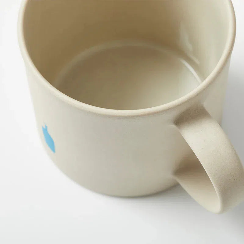 Blue Bottle Coffee Gray Minimalist Mug