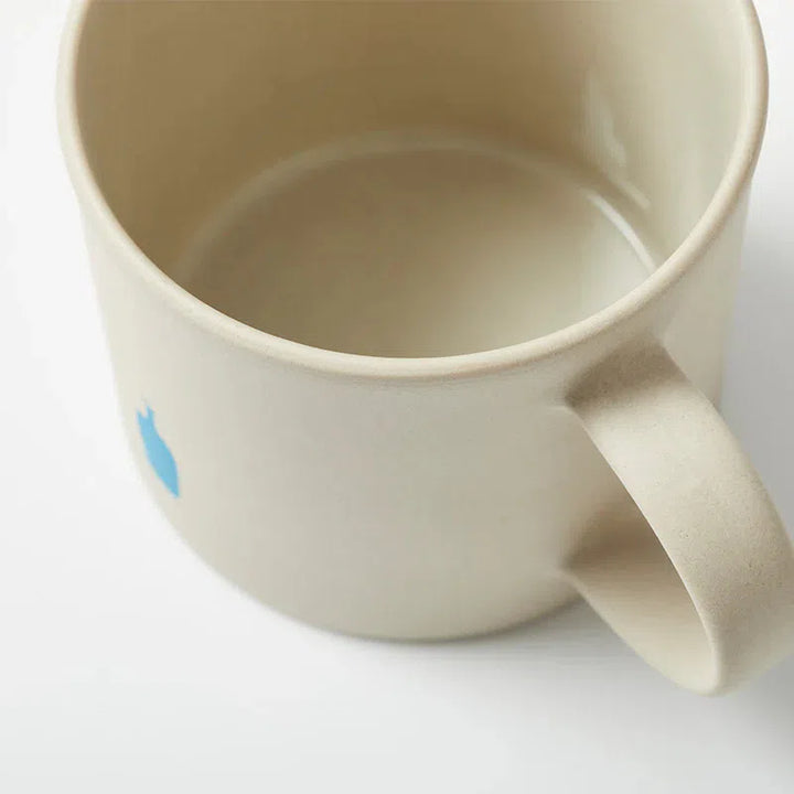 Blue Bottle Coffee Gray Minimalist Mug