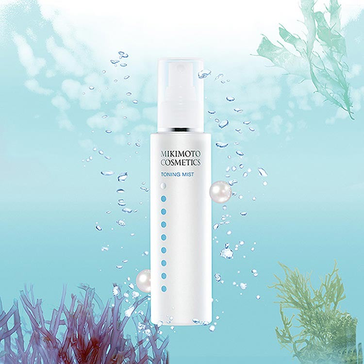 Mikimoto Cosmetics Toning Mist 120mL package detail