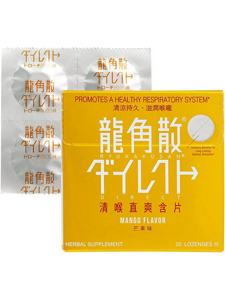 Ryukakusan Herbal Candy Lozenges – Mango Flavor