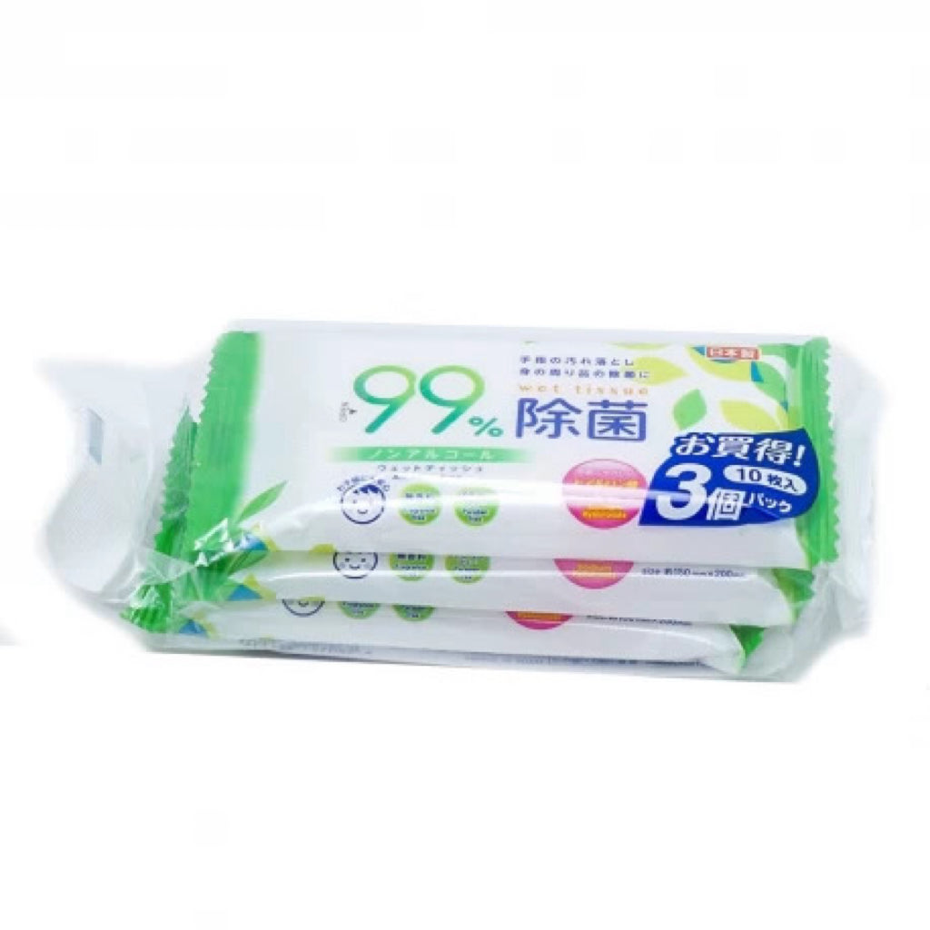 hand and mouth disinfectant wipes 99% sterilization 10 pieces x 3 packs