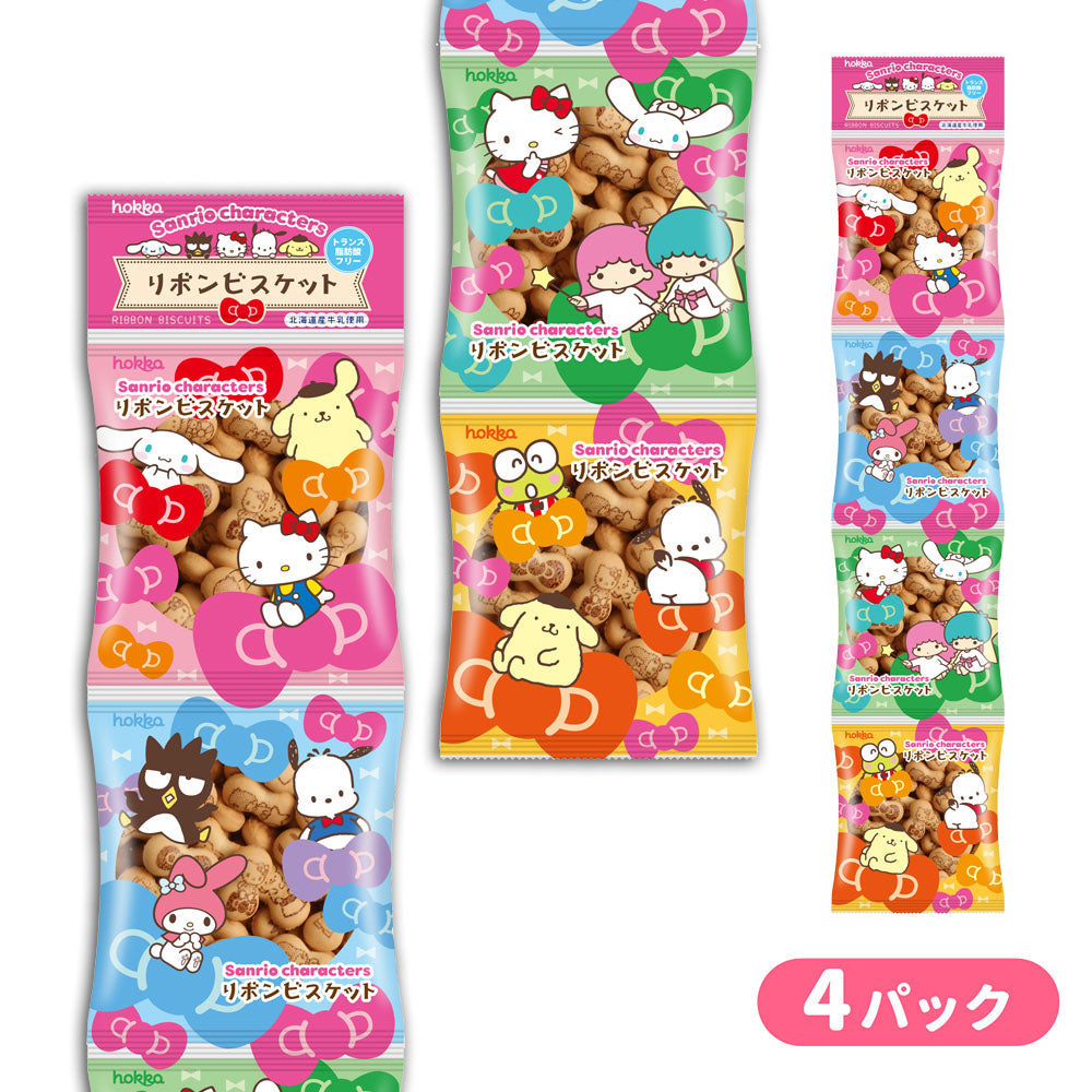 Hokka Sanrio Ribon Biscuit 4 Pack