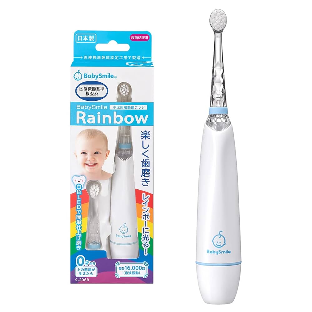 Baby Smile Children's Electric Toothbrush  Blue S-206B