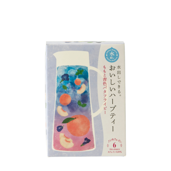 Tree of Life, Delicious Herbal Tea, Peach and Blue Butterfly Pea Tea Bags, 6 Bags