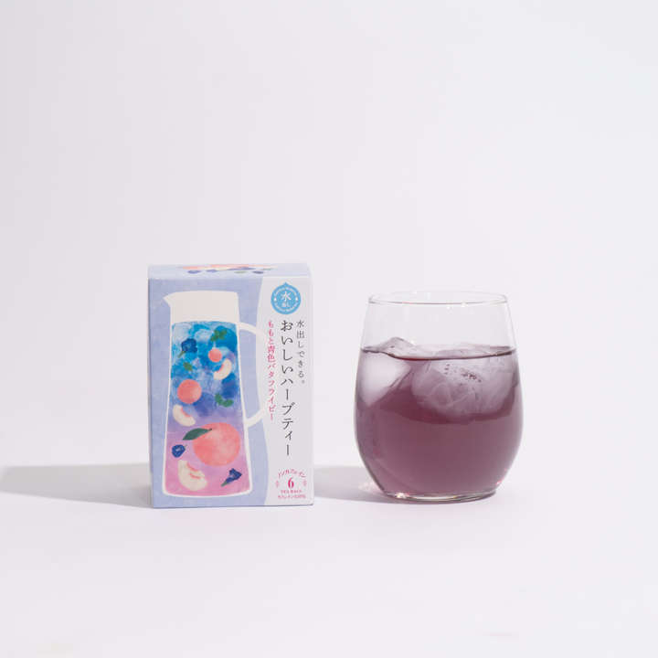 Tree of Life, Delicious Herbal Tea, Peach and Blue Butterfly Pea Tea Bags, 6 Bags