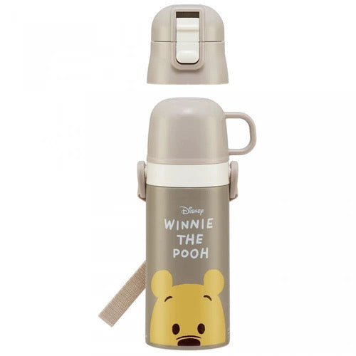 SKATER Lightweight 2WAY Stainless Steel Thermos Cup Winnie the Pooh 400ml/350ml