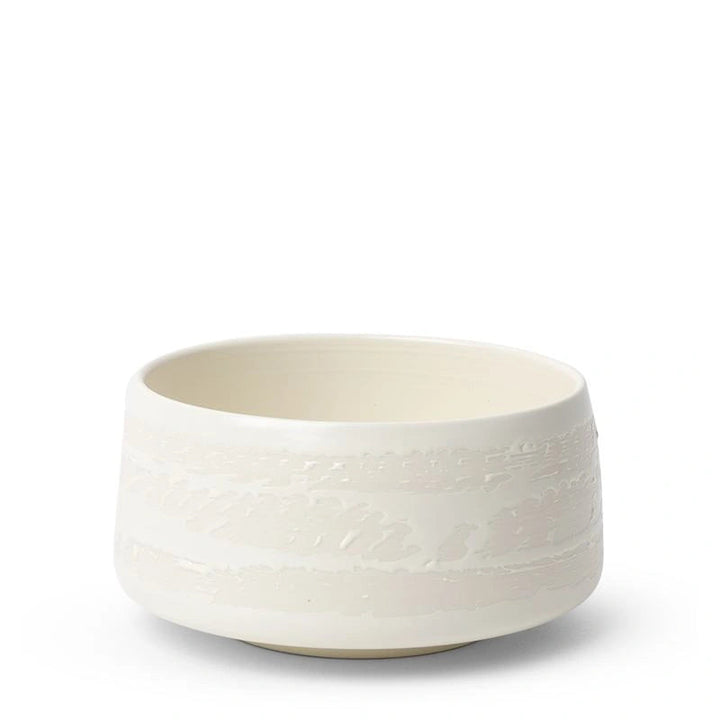 Japanese White Zen Matcha Bowl – Handmade Ceramic Chawan (12 oz) Yui mart