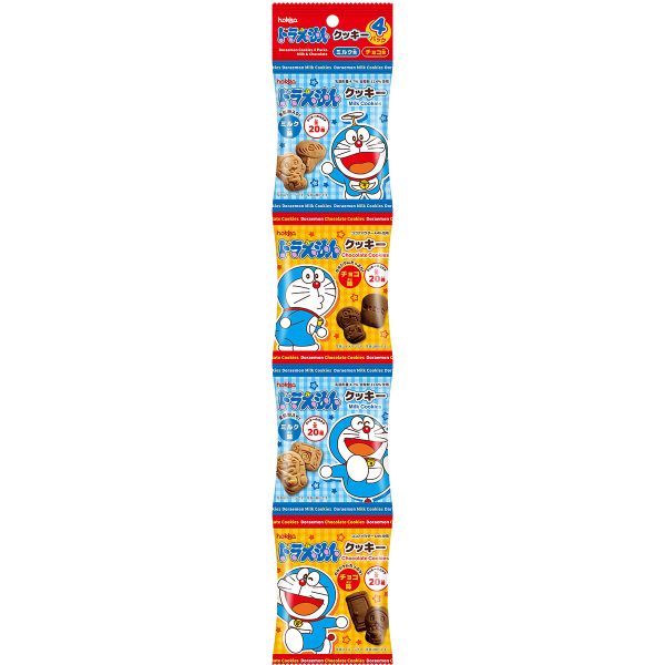 Doraemon Chocolate Cream Sandwich Cookies 4-Pack Yui mart