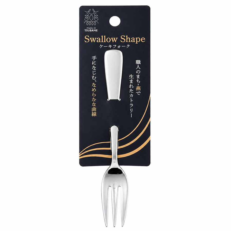 Swallow Shape Cake Forks Echo Metal Yui mart