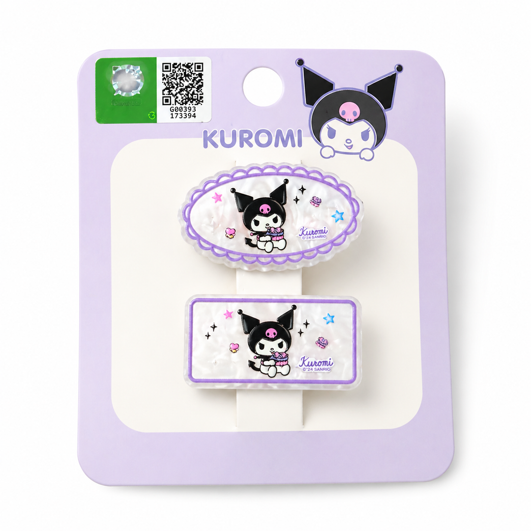 Sanrio Kuromi Hair Clip Set – Sweet & Cute Accessories Yui mart