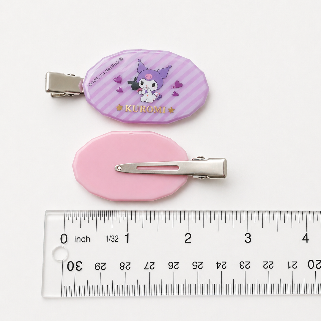 Sanrio My Melody Kuromi Bangs Clips Hair Clips (2pcs) Yui mart