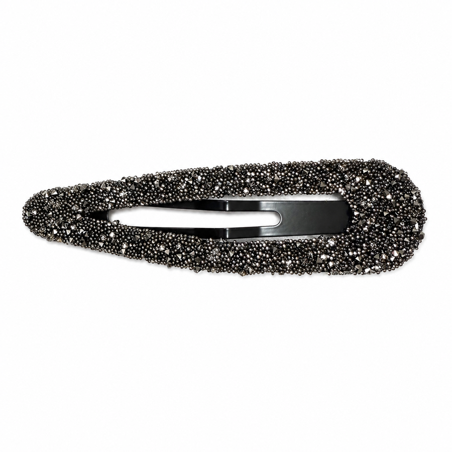 Crystal Embellished Snap Hair Clip Yui mart
