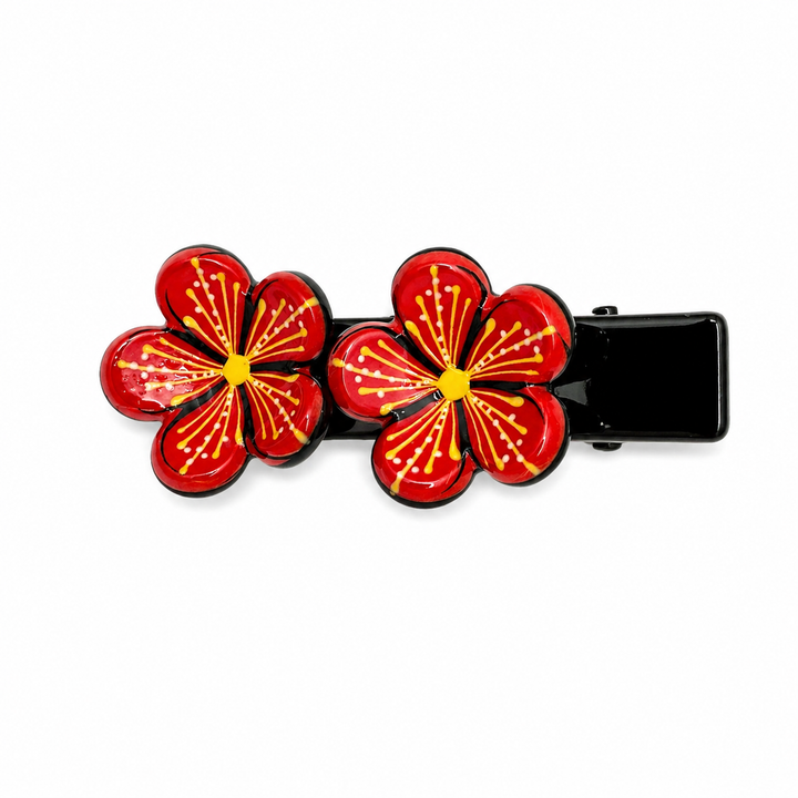 Classic Black Alligator Hair Clip Yui mart
