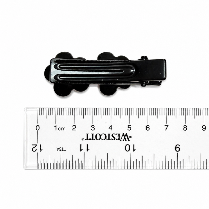Classic Black Alligator Hair Clip Yui mart