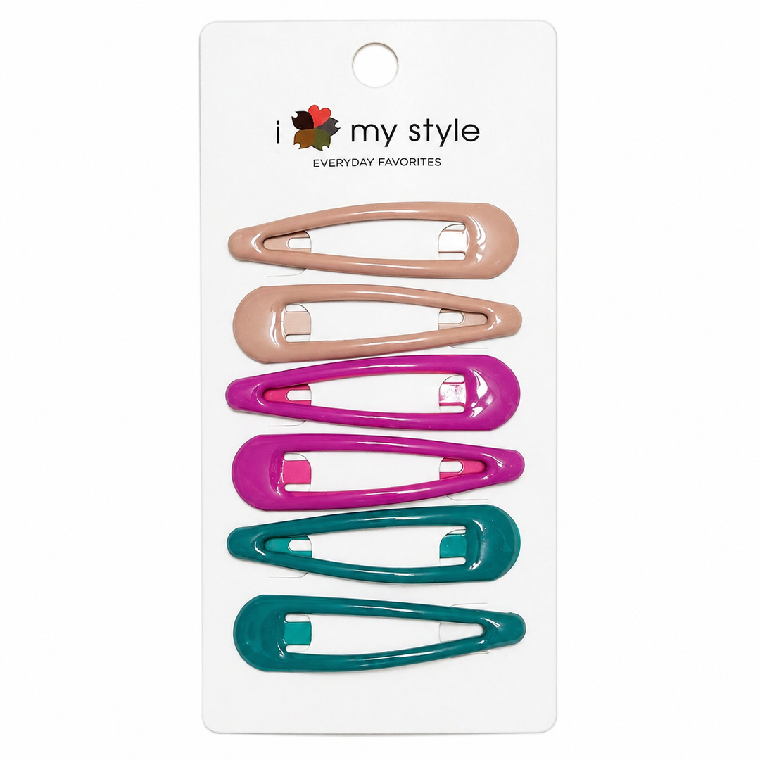 Colorful Snap Hair Clips Set (3-Pack) Yui mart