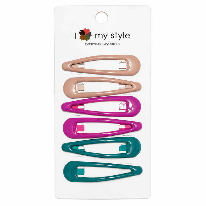 Colorful Snap Hair Clips Set (3-Pack) Yui mart