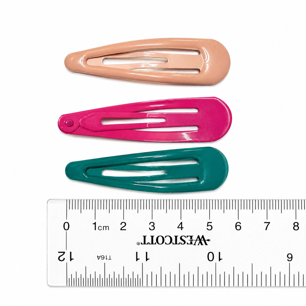 Colorful Snap Hair Clips Set (3-Pack) Yui mart