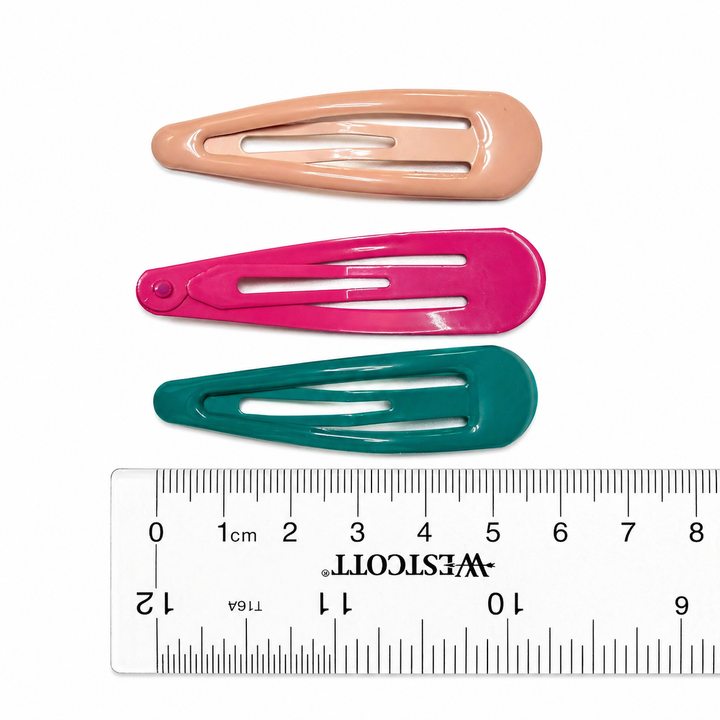 Colorful Snap Hair Clips Set (3-Pack) Yui mart