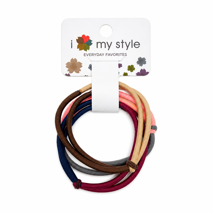 Multicolor Elastic Hair Ties Set Yui mart