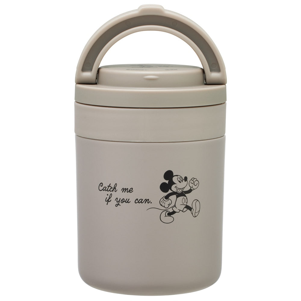 Skater Soup Jar 300ml with Folding Handle,Mickey Yui mart