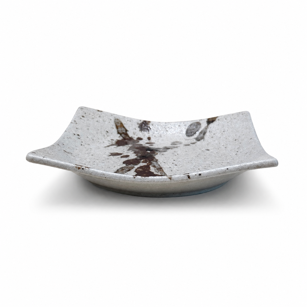 Zen Ink Artisan Square Plate Yui mart
