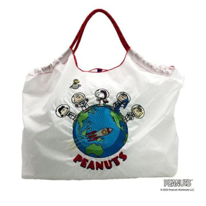 Ball Chain Bag – Snoopy Color Whit SIZE L Yui mart