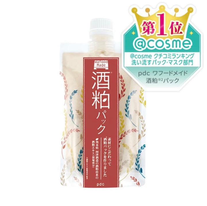 PDC sake lees smearable wash-off mask 170g