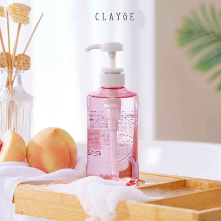CLAYGE Body Wash Moist N Floral and Lily 480ml pump bottle