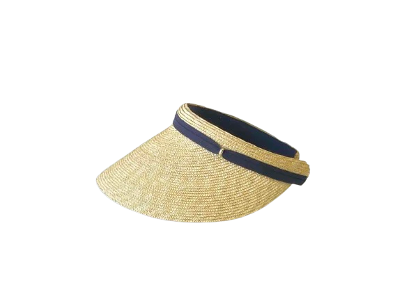 Maxim Hat [UV Protection: 98%+ ] Simple Straw Sun Hat with Grosgrain Ribbon Yui mart