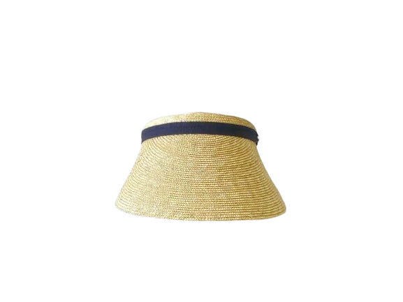 Maxim Hat [UV Protection: 98%+ ] Simple Straw Sun Hat with Grosgrain Ribbon Yui mart