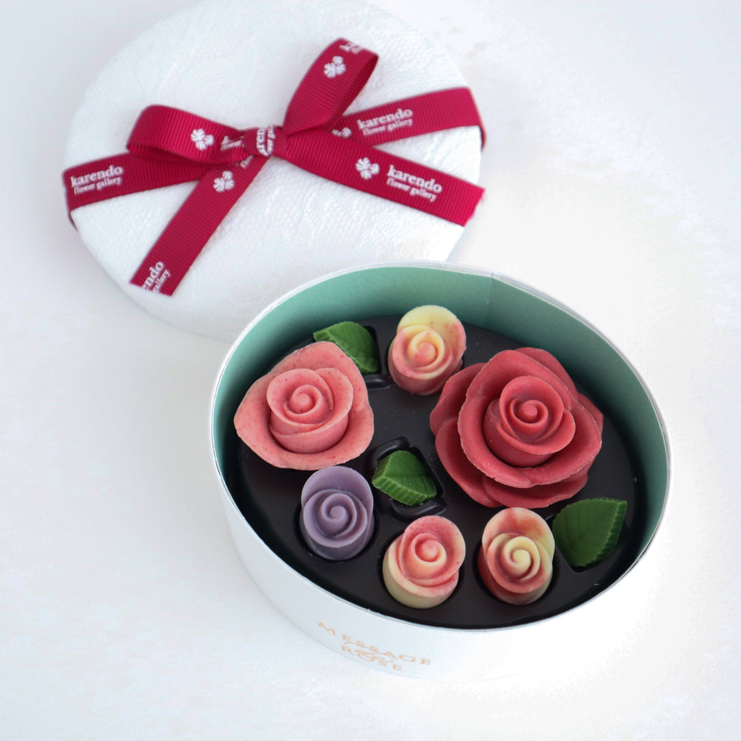 【Pre-Order】Karendo Roseraie Dahlia Rose Chocolate Gift Box Karendo