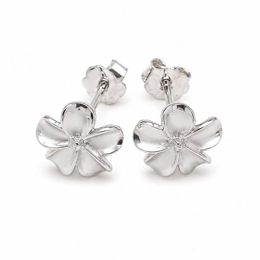 925 Sterling Silver Bow Stud Earrings for Women Yui mart