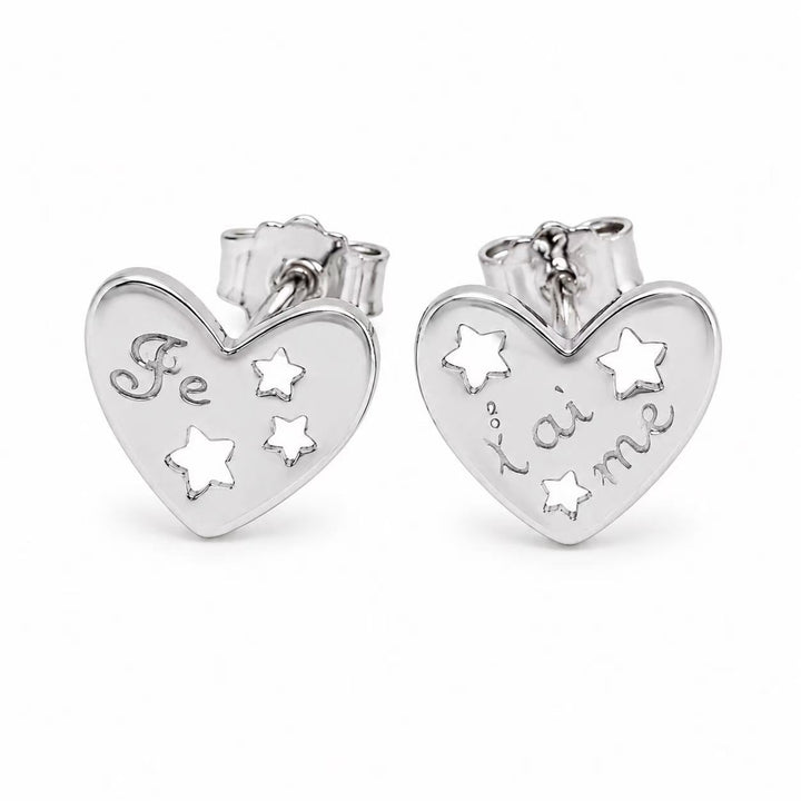 25 Sterling Silver Heart Stud Earrings for Women Yui mart