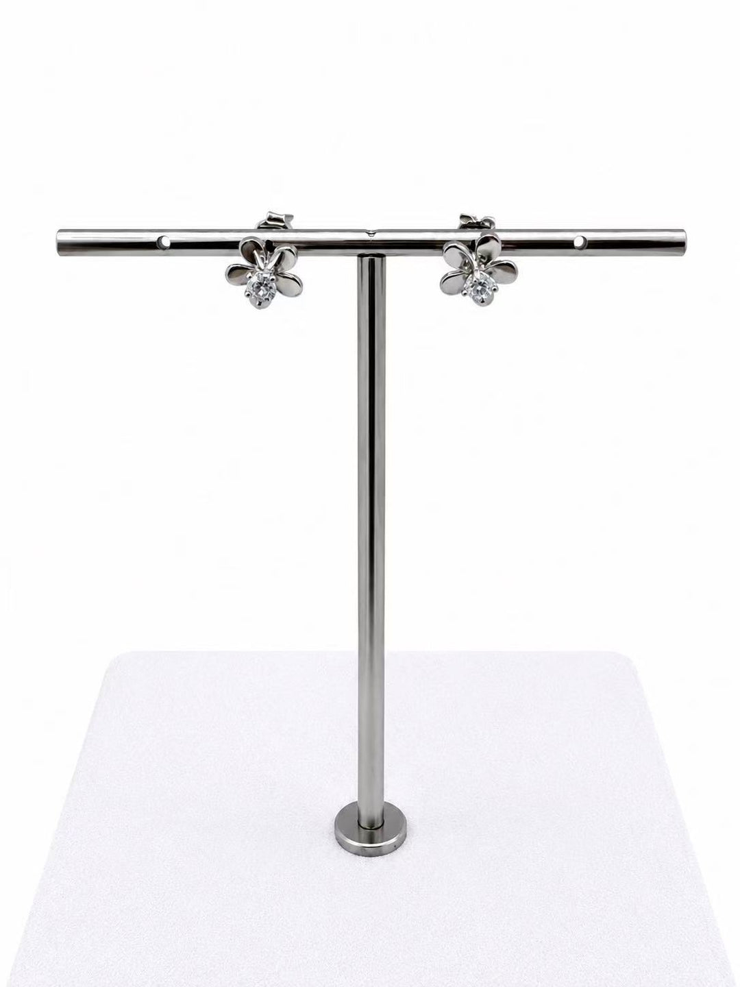 925 Sterling Silver Flower Stud Earrings for Women Yui mart