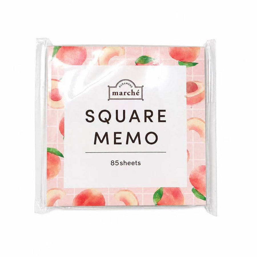 Square Memo Pad: Fruit Market (85 Sheets) Yui mart