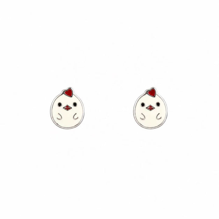 Lucky Chick Stud Earrings Yui mart