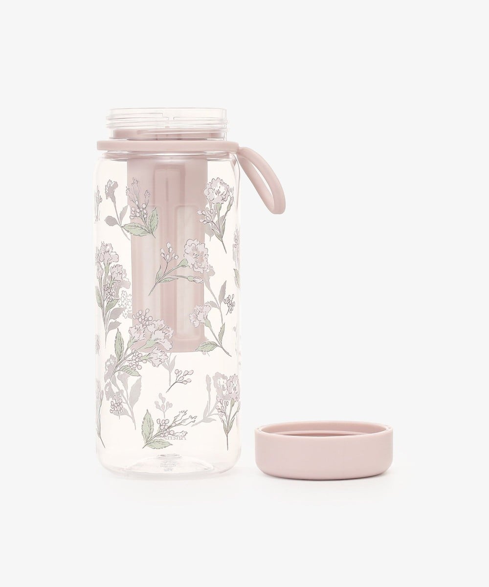 Afternoon Tea Transparent Bottle with Floral Pattern and Tea Infuser 550ml Yui mart