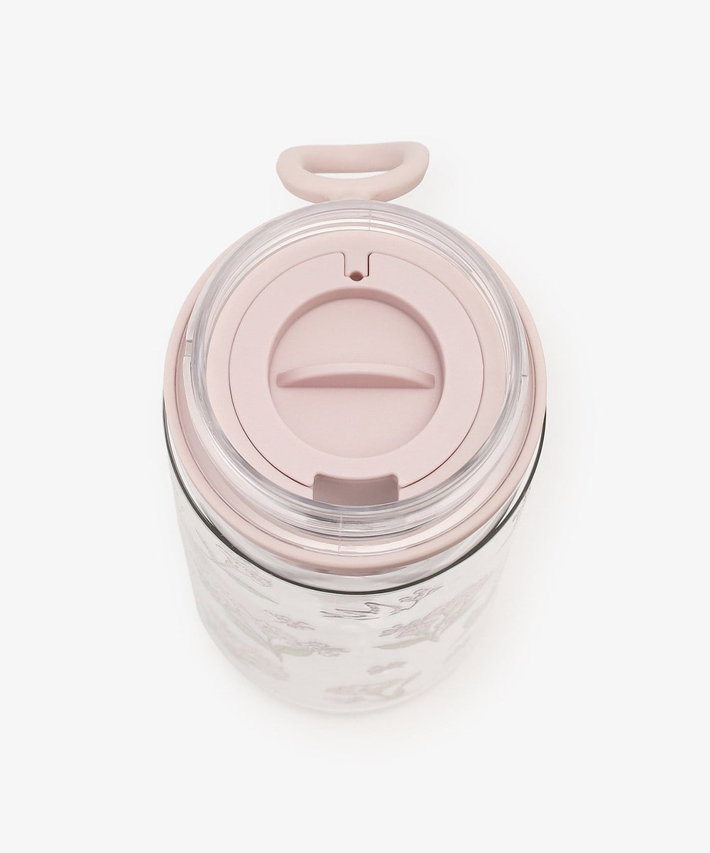Afternoon Tea Transparent Bottle with Floral Pattern and Tea Infuser 550ml Yui mart